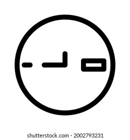 clock icon or logo isolated sign symbol vector illustration - high quality black style vector icons
