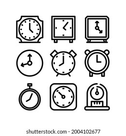 clock icon or logo isolated sign symbol vector illustration - Collection of high quality black style vector icons
