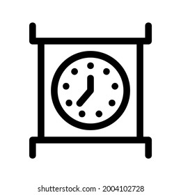 clock icon or logo isolated sign symbol vector illustration - high quality black style vector icons
