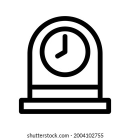 clock icon or logo isolated sign symbol vector illustration - high quality black style vector icons
