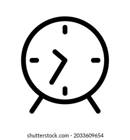 clock icon or logo isolated sign symbol vector illustration - high quality black style vector icons
