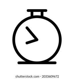 clock icon or logo isolated sign symbol vector illustration - high quality black style vector icons

