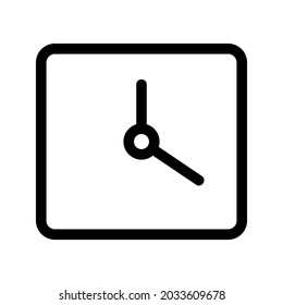 clock icon or logo isolated sign symbol vector illustration - high quality black style vector icons
