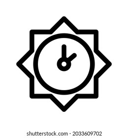 clock icon or logo isolated sign symbol vector illustration - high quality black style vector icons
