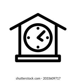 clock icon or logo isolated sign symbol vector illustration - high quality black style vector icons
