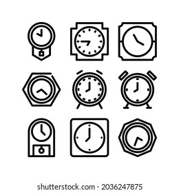 clock icon or logo isolated sign symbol vector illustration - Collection of high quality black style vector icons
