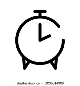 Uhrsymbol oder Logo einzeln auf Zeichensymbolen, Vektorgrafik - hochwertige Vektorsymbole in schwarzem Stil
