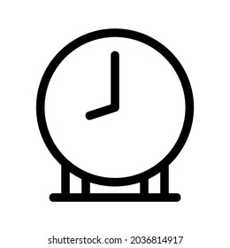 clock icon or logo isolated sign symbol vector illustration - high quality black style vector icons
