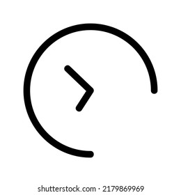 clock icon or logo isolated sign symbol vector illustration - high quality black style vector icons
