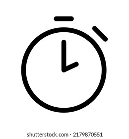 Uhrsymbol oder Logo einzeln auf Zeichensymbolen, Vektorgrafik - hochwertige Vektorsymbole in schwarzem Stil

