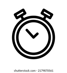 clock icon or logo isolated sign symbol vector illustration - high quality black style vector icons
