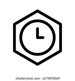 clock icon or logo isolated sign symbol vector illustration - high quality black style vector icons
