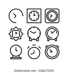 clock icon or logo isolated sign symbol vector illustration - Collection of high quality black style vector icons
