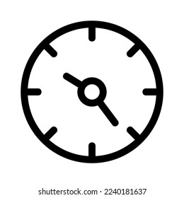 icono de reloj o logotipo símbolo de signo aislado ilustración vectorial - iconos vectoriales de estilo negro de alta calidad
