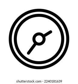 icono de reloj o logotipo símbolo de signo aislado ilustración vectorial - iconos vectoriales de estilo negro de alta calidad
