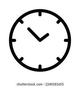 clock icon or logo isolated sign symbol vector illustration - high quality black style vector icons
