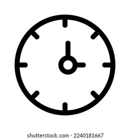 icono de reloj o logotipo símbolo de signo aislado ilustración vectorial - iconos vectoriales de estilo negro de alta calidad
