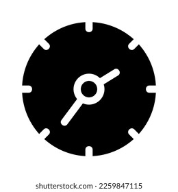icono de reloj o logotipo símbolo de signo aislado ilustración vectorial - iconos vectoriales de estilo negro de alta calidad