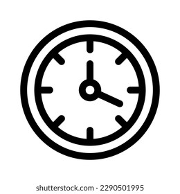 icono de reloj o logotipo símbolo de signo aislado ilustración vectorial - iconos vectoriales de estilo negro de alta calidad