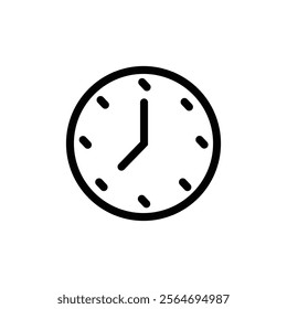 clock icon or logo isolated sign symbol vector illustration - high quality black style vector icons