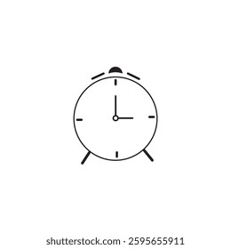 clock icon or logo isolated sign symbol vector illustration - high quality black style vector icons