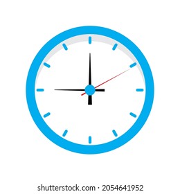 
clock icon minimalistic design vector illustration