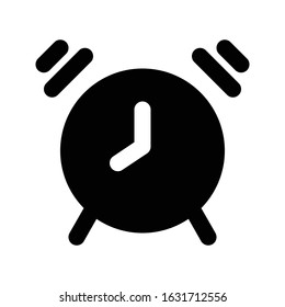 Clock Icon Office Solid Style