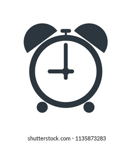 clock icon on white background
