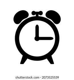 icono de reloj en fondo blanco