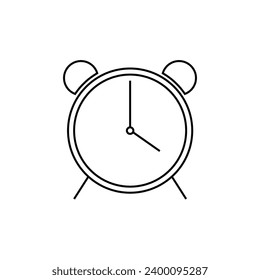 clock icon on white background