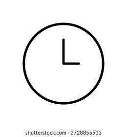 Icono de reloj sobre fondo blanco