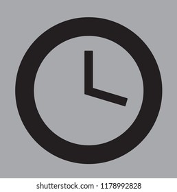 Clock icon page symbol for your web site design Clock icon logo, app, UI. Vector illustration, EPS10.