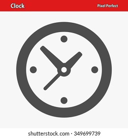 Clock Icon. Professional, pixel perfect icons optimized for both large and small resolutions. EPS 8 format.