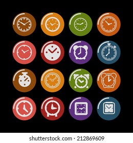 clock icon set