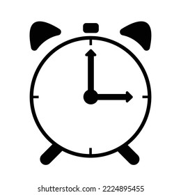 plantilla de diseño de conjunto de iconos de reloj, ilustración con trazo editable, relleno y fácil de usar