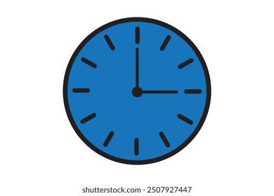 Clock icon set. Hours dial. Watch time. Business deadline.