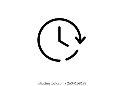 Clock icon set. Time vector. watch icon symbol, countdown Timer vector illustration. Time icon set. Timer, alarm, schedule, hourglass, clock icons. Solid icon collection
