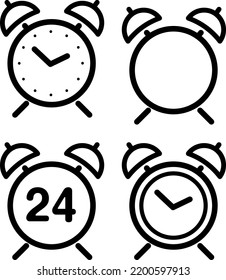 Clock Icon Set : Vector