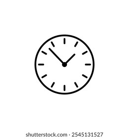 Clock icon set. Vector illustration.