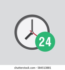 clock icon showing the time