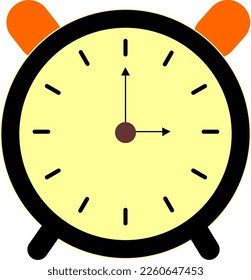 The clock icon shows three o'clock.