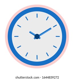 El icono del reloj muestra el tiempo a las diez y diez