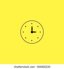 clock icon. clock sign