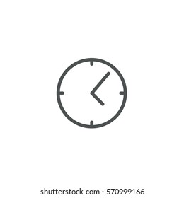 clock icon. sign design