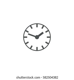 clock icon. sign design
