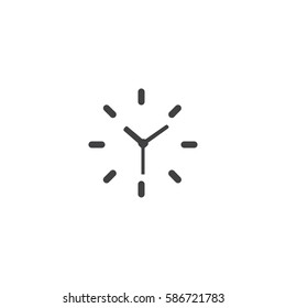 clock icon. sign design