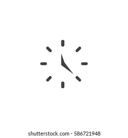 clock icon. sign design