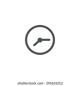 clock icon. sign design