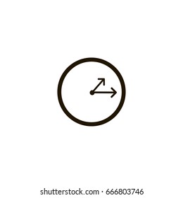 clock icon. sign design