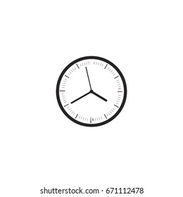 clock icon. sign design